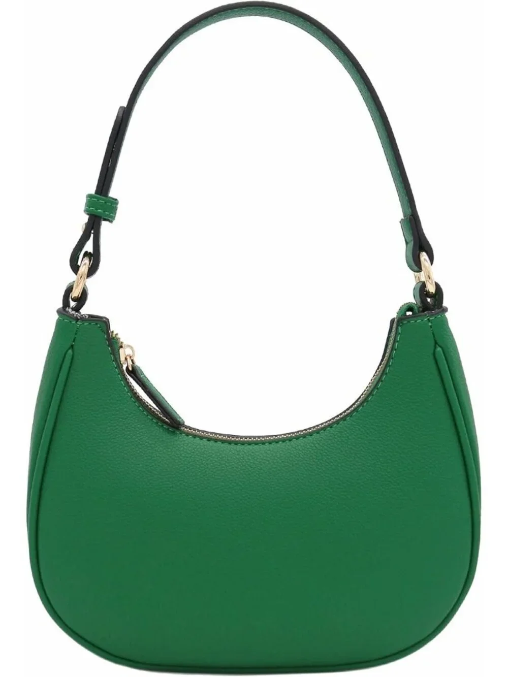Women Kelly Green Small Crescent For Trendy Underarm Purse Zipper Shoulder Bag